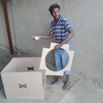 Koketso Nkuna a craft speaker boxer maker