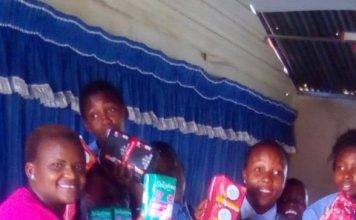 Touched by young girls skipping class due to lack of sanitary towels